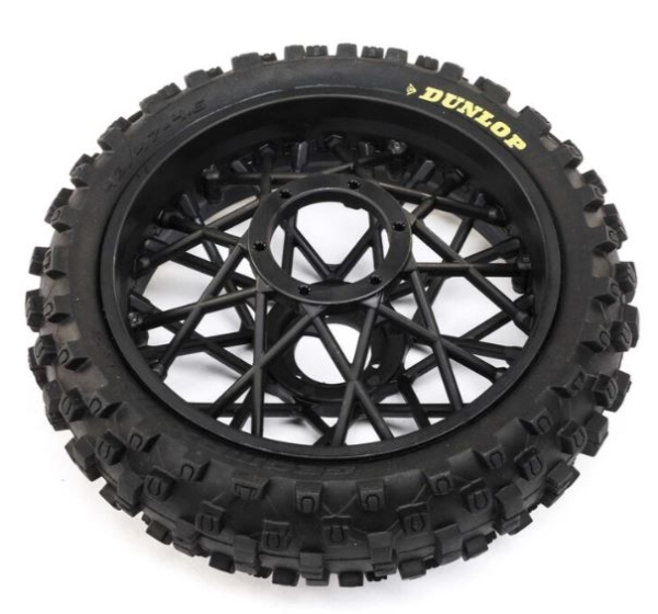 LOS46005 Promoto MX53 Hinterrad mit schwarzer Felge 